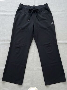 adidas Black Casual Drawstring Pants